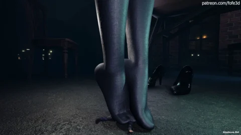 FoFe3D – Ada Wong and Leon Barefoot Version