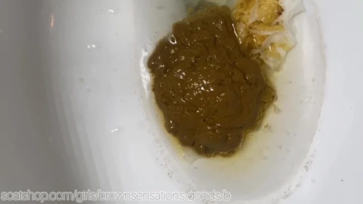 Brownsensations – Doggy solid with 3 toilet blowouts