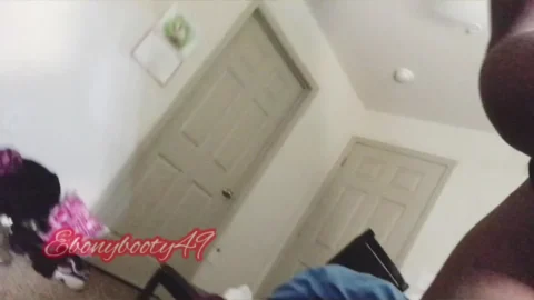 Ebonybooty49 – Torturing fart slave with suprise shit