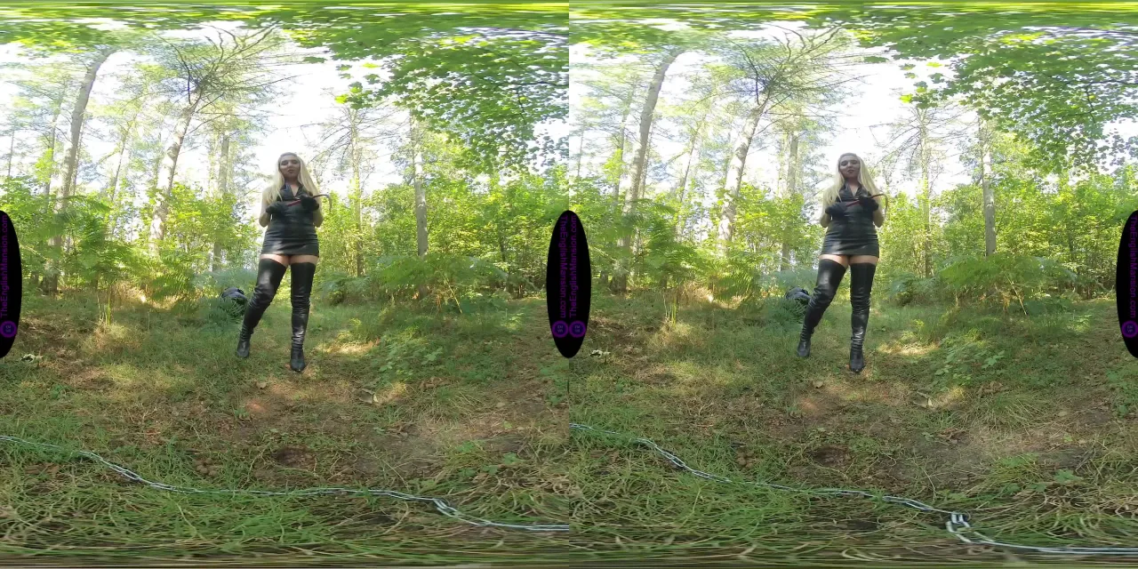 Mistress Sidonia starring in video Leather Rehabilitation  VR of The English Mansion studio