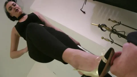 Boot Heel Worship Cbt Humiliation  mistress feet slave  Humiliating Soles Cleaning Time. Starring Lady Katharina