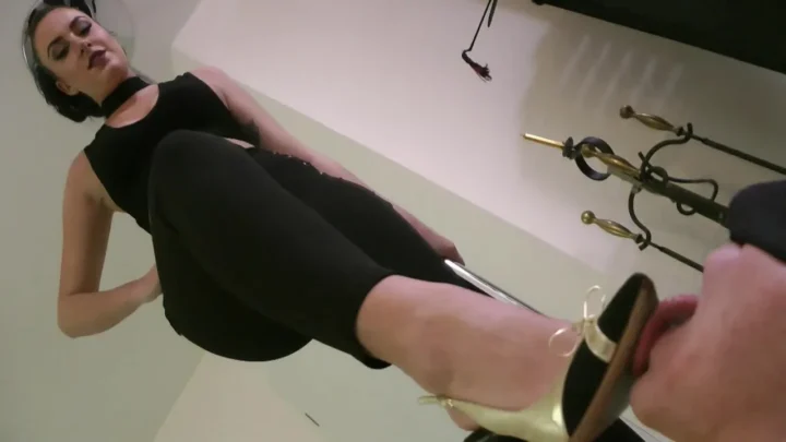 Boot Heel Worship Cbt Humiliation  mistress feet slave  Humiliating Soles Cleaning Time. Starring Lady Katharina