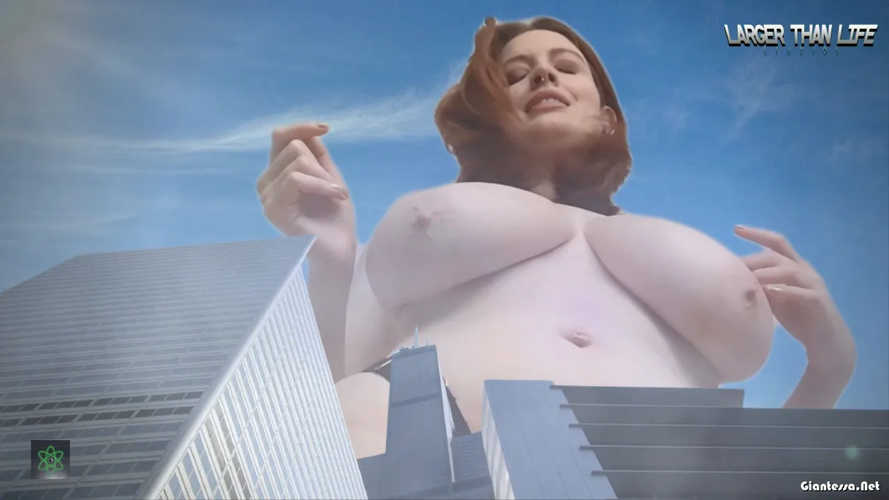 Larger Than Life – LadyGingerLust in Hooked On Horny Giantess Growth SFX