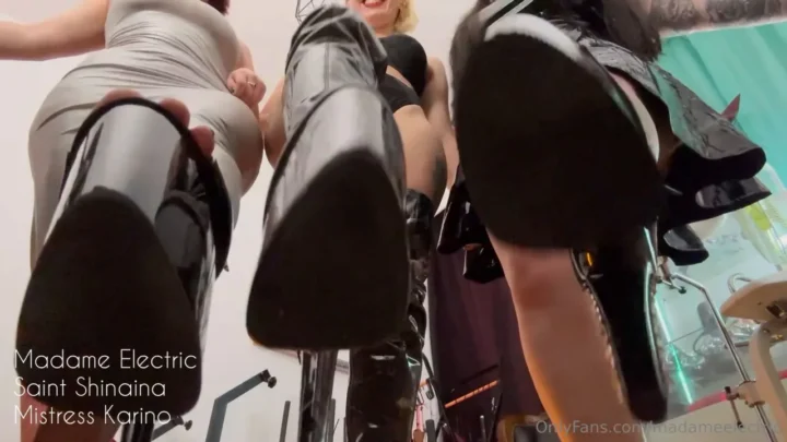 Madame Electric – Madame Electric  Mistress Karino and Saint Shinaina Do You Have Giants Fetish