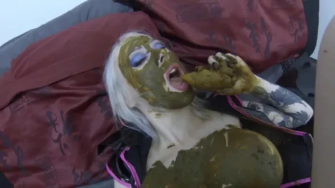 SMOTHERED and STUFFED with poop, then fucked DEEP and HARD