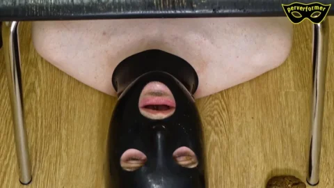 Perverformer – Strict Leather Mistress Shits Down in Your Mouth