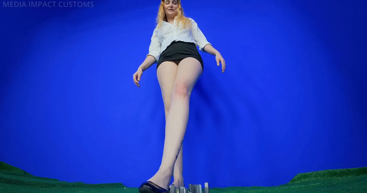 Media Impact Customs – Mega Cleanup Service giantess Skye Blue