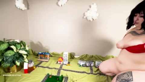 BBW GoddessGlutton – Custom! Giantess Vore City Destruction