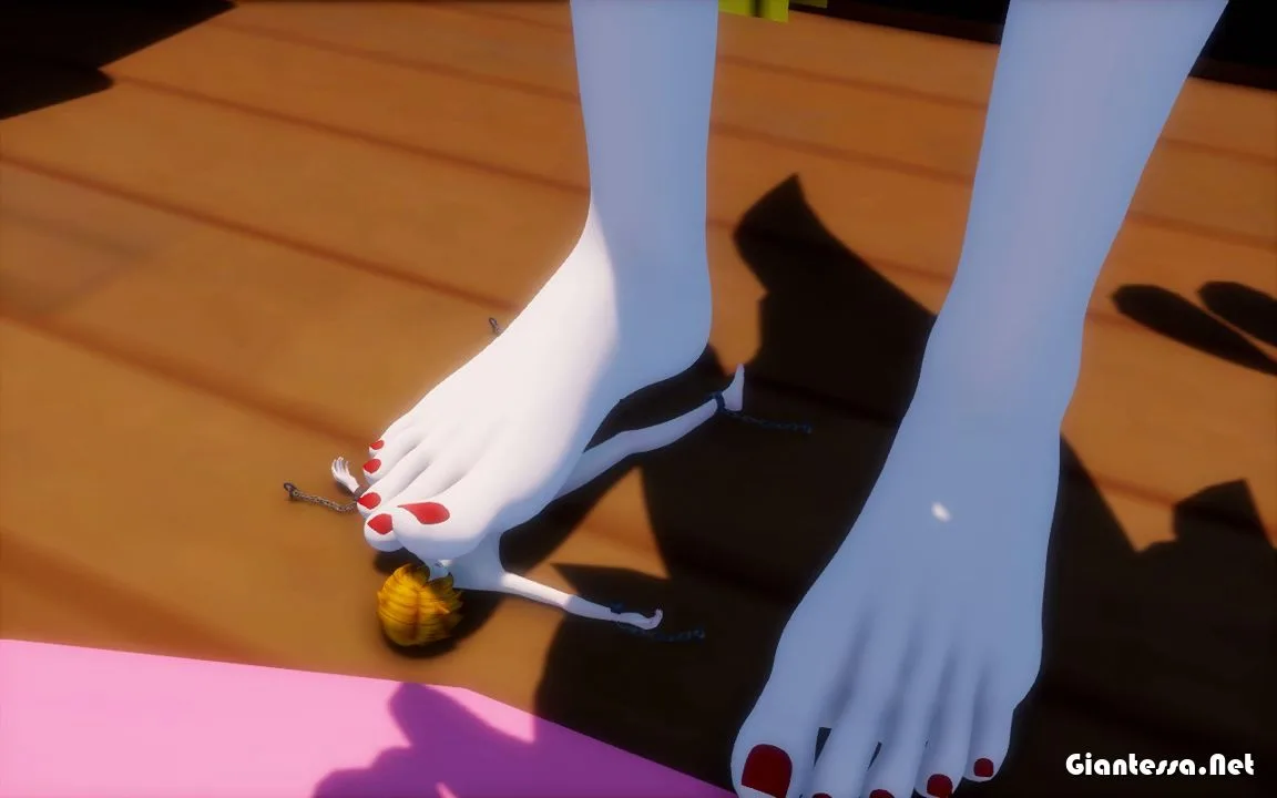 Mito Trample – Giantess Sparle Footjob Trample