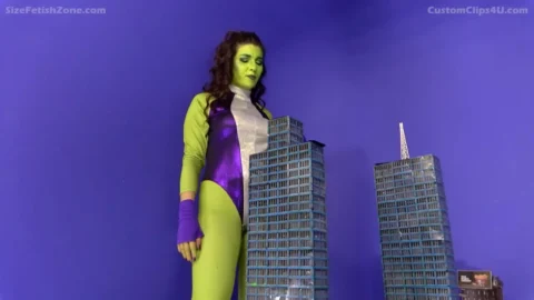 SizeFetishZone / She Hulk Bigger is Better